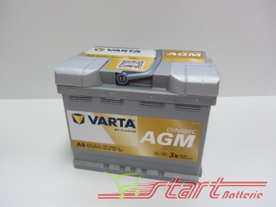Varta Start&Stop Plus AGM D52 60Ah 680A L2